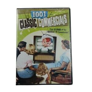 1001 Classic Commercials DVD New Sealed 2009